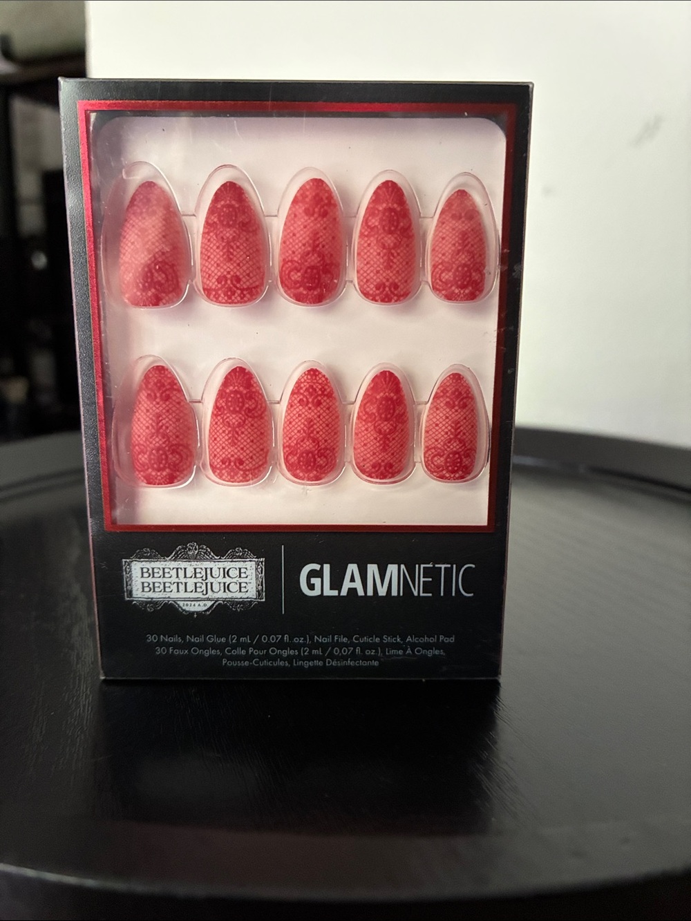 OPI and Glamnetic Press-On Nail Lot — Red, Gold & Black Styles - Picture 5 of 10